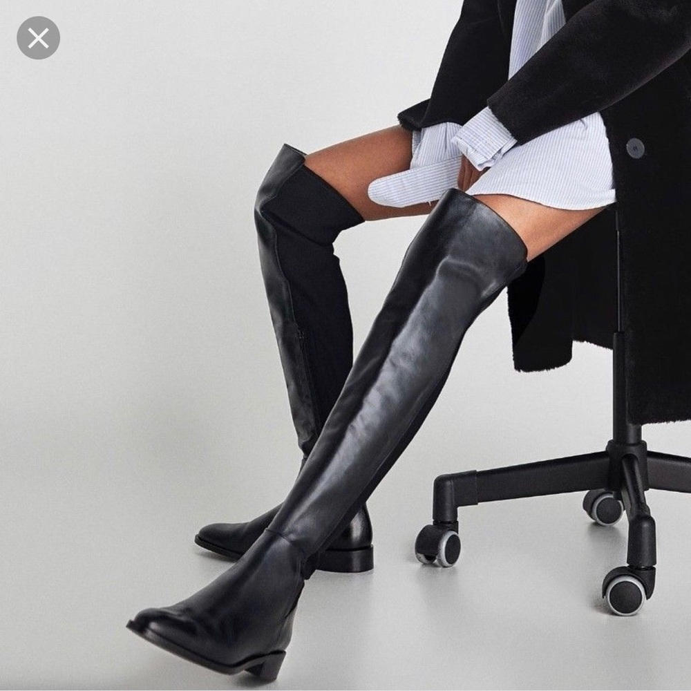 Zara Over The Knee Boots